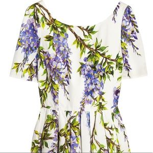 Dolce & Gabbana Purple Floral Dress
